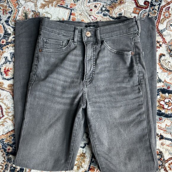 Express Grey Skinny Jeans - Like new - Picture 8 of 8